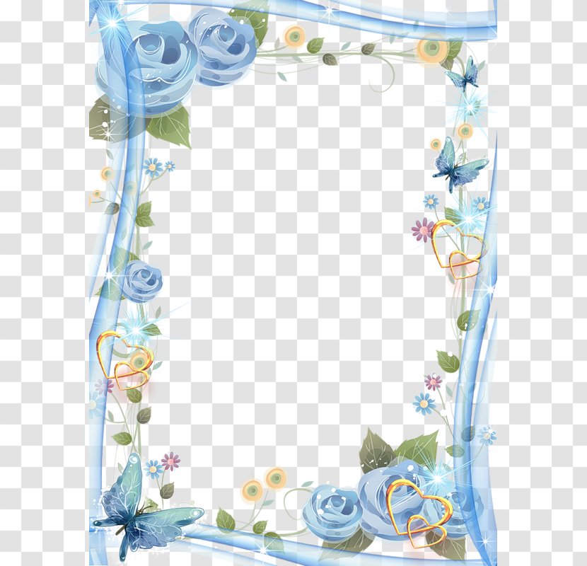 Quinceañera Picture Frame Photography Party Birthday - Blue - BLUELOVER Transparent PNG