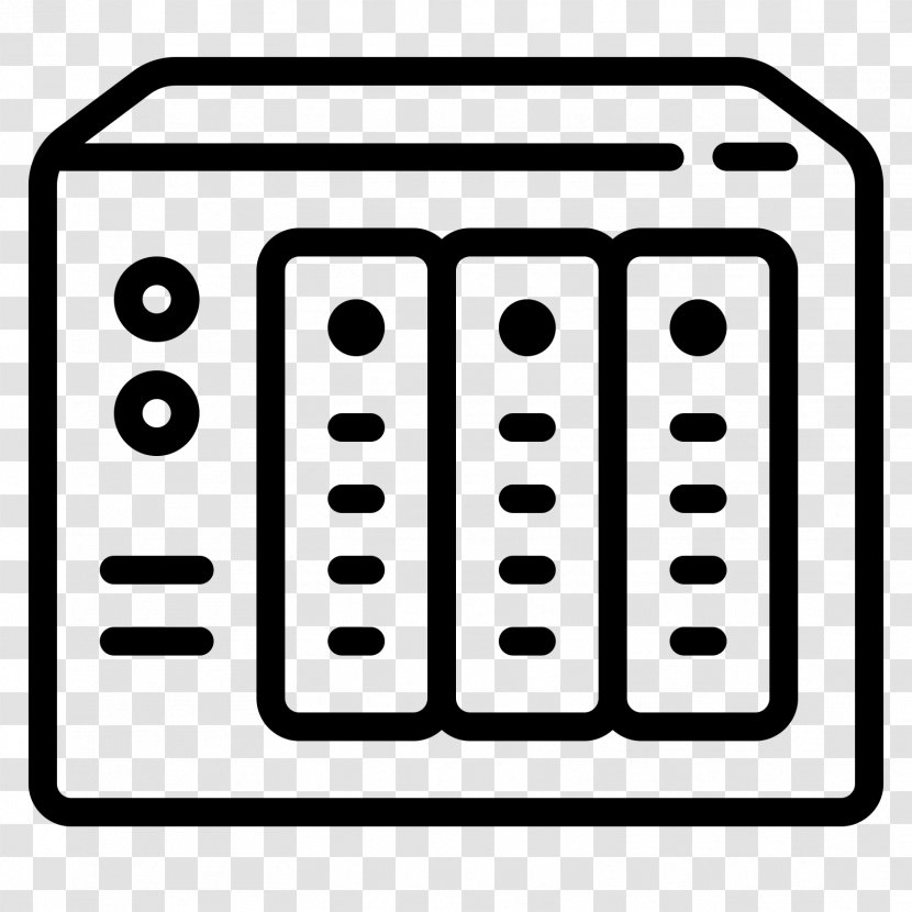 Network Storage Systems Computer Data Mount - Black And White Transparent PNG