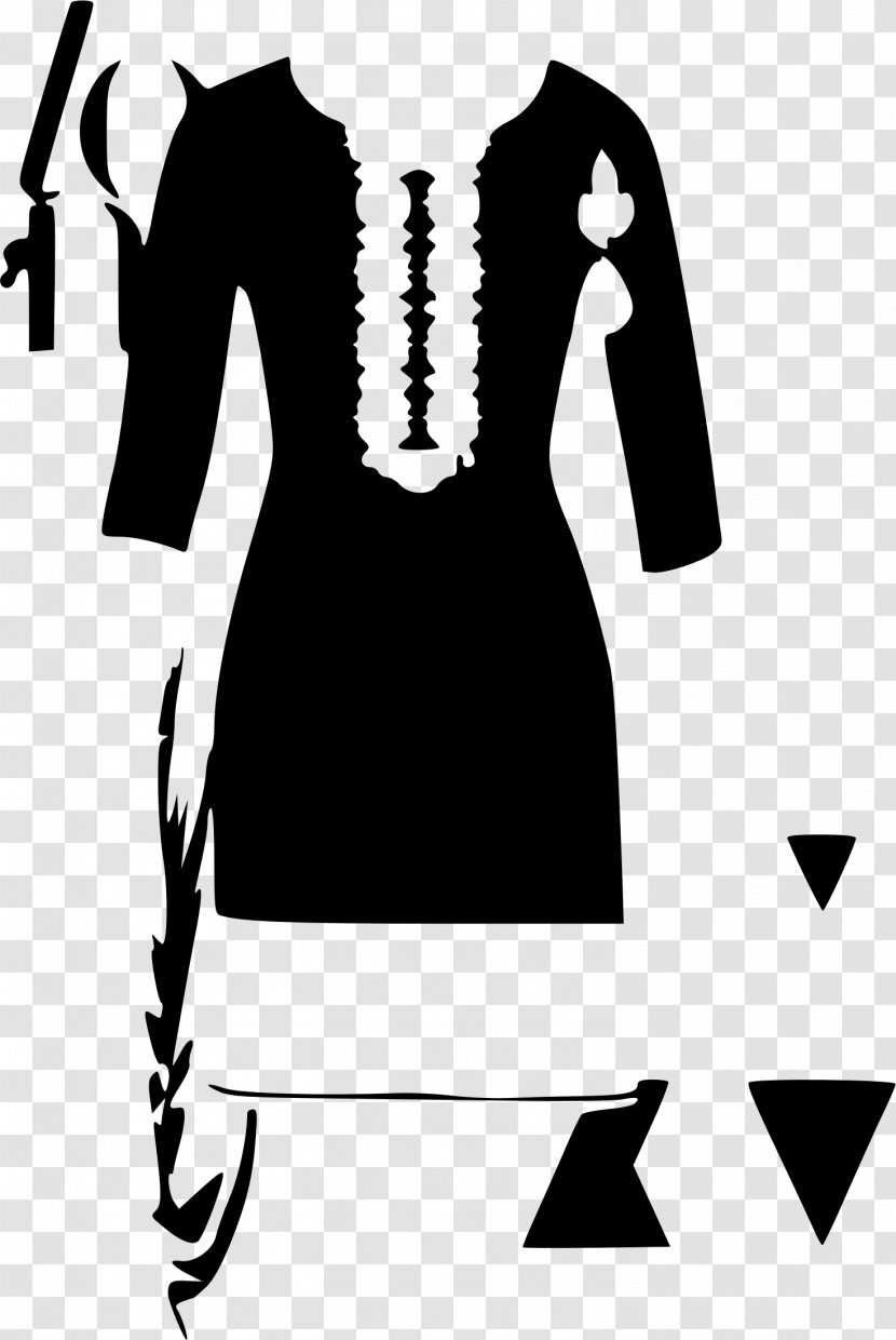 Shalwar Kameez Churidar Clothing Clip Art - Silhouette - Buy Online Transparent PNG