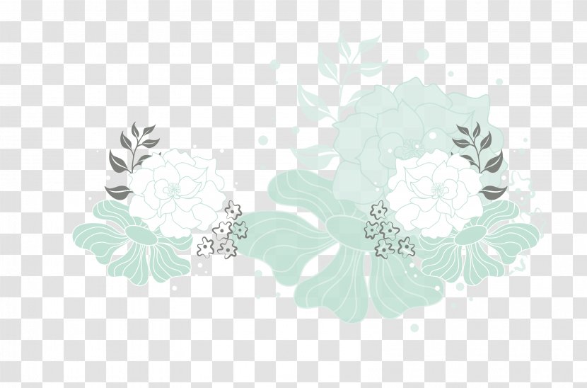 Petal Flower Wallpaper - Floral Design - Wedding Flowers Fresh Material Transparent PNG