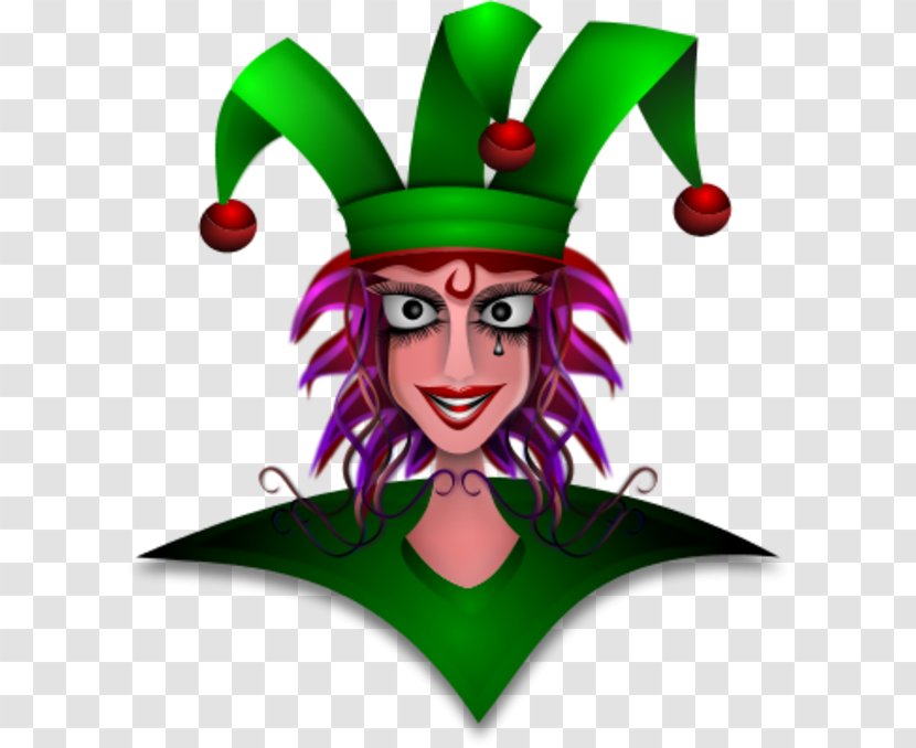 Harlequin Jester Cap And Bells Clip Art - Fictional Character - Evil Queen Cliparts Transparent PNG