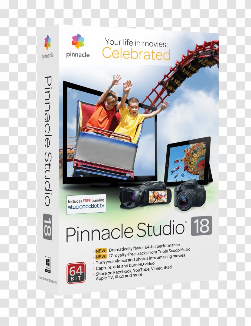 Pinnacle Studio Systems Video Editing Software Computer - Technology Transparent PNG