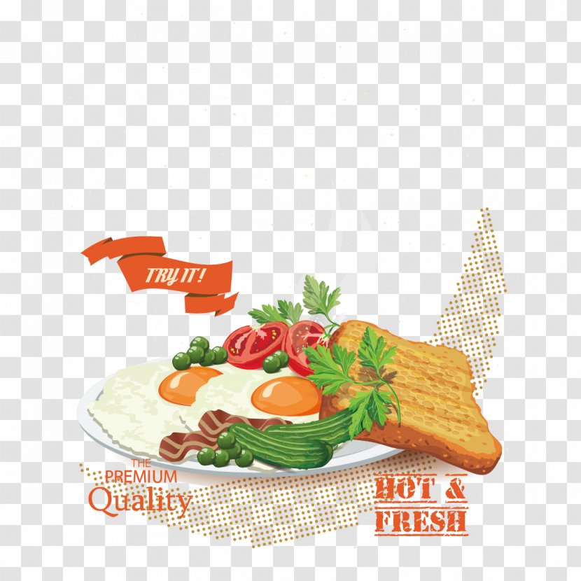 Full Breakfast Graphic Design Poster - Arts - Vector Transparent PNG