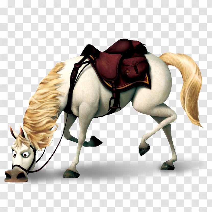 Tangled: The Video Game Flynn Rider Pascal And Maximus - Gothel - Horse With Saddle Transparent PNG
