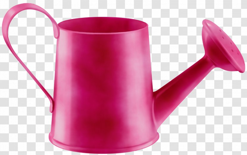 Pink Background - Watering Cans - Serveware Plastic Transparent PNG