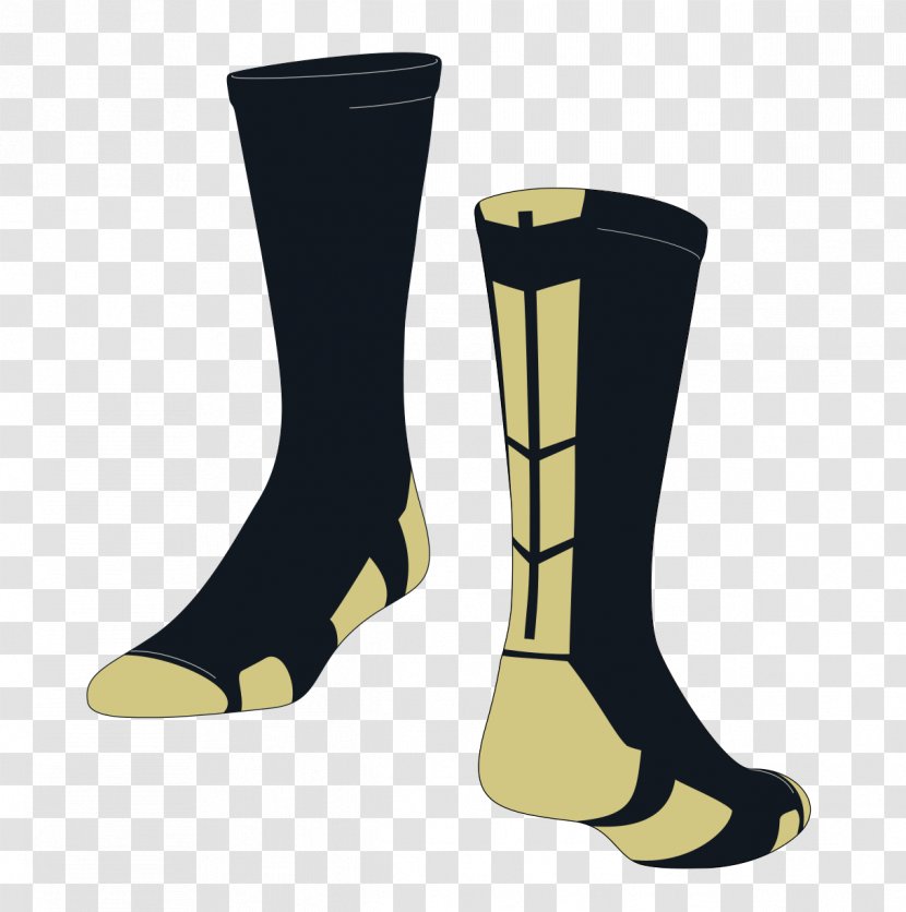 Sock Navy Blue United States Knee Highs - Shoe Transparent PNG
