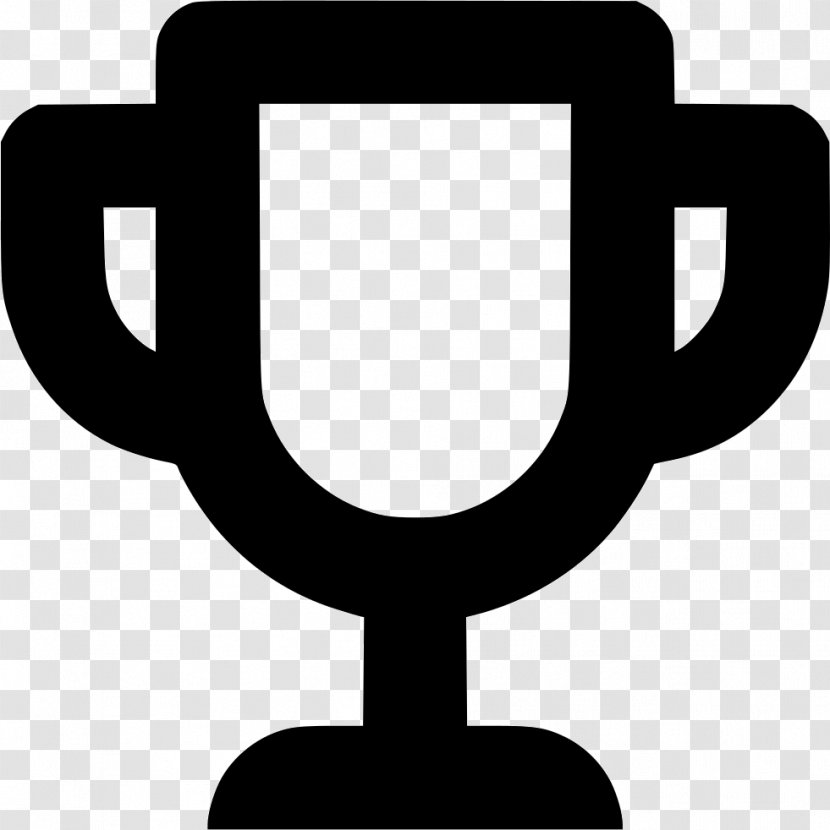 Goal Lifelog Personal Life - Black And White - Trophy Icon Transparent PNG