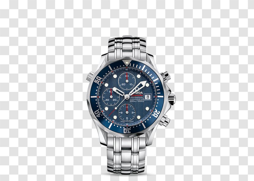 Omega Seamaster OMEGA Men's Diver 300M Co-Axial SA Diving Watch Chronograph - Luneta Transparent PNG