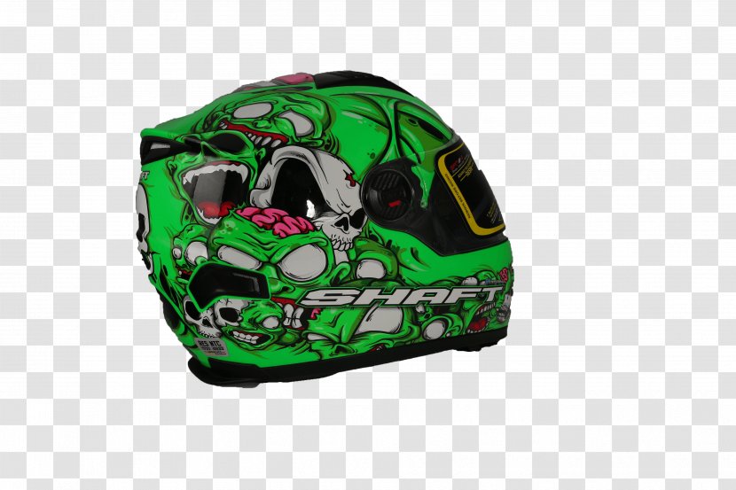 Bicycle Helmets Motorcycle Green Skull Transparent PNG