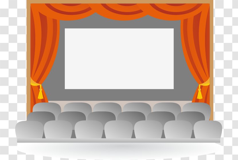 Cinema Theater Drapes And Stage Curtains - Text - Formalities Seat Curtain Pattern Transparent PNG