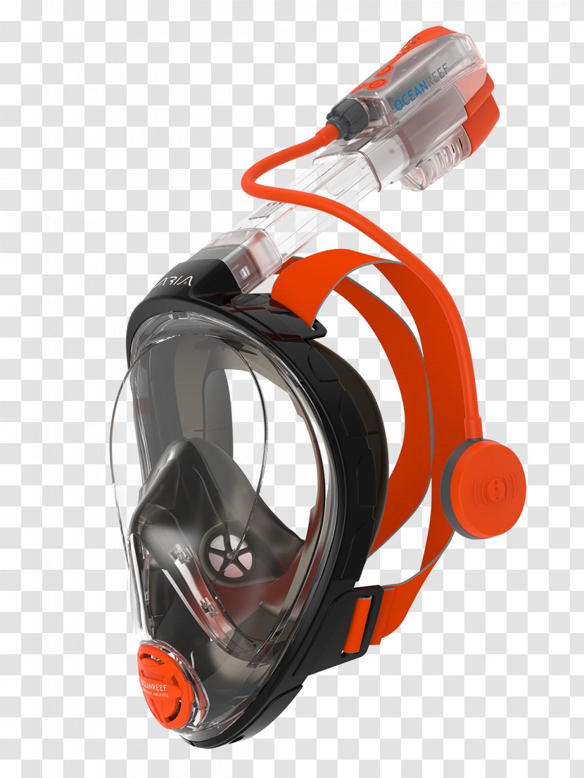 Full Face Diving Mask & Snorkeling Masks OCEANREEF - Scuba Set - Connecting Divers EquipmentMask Transparent PNG
