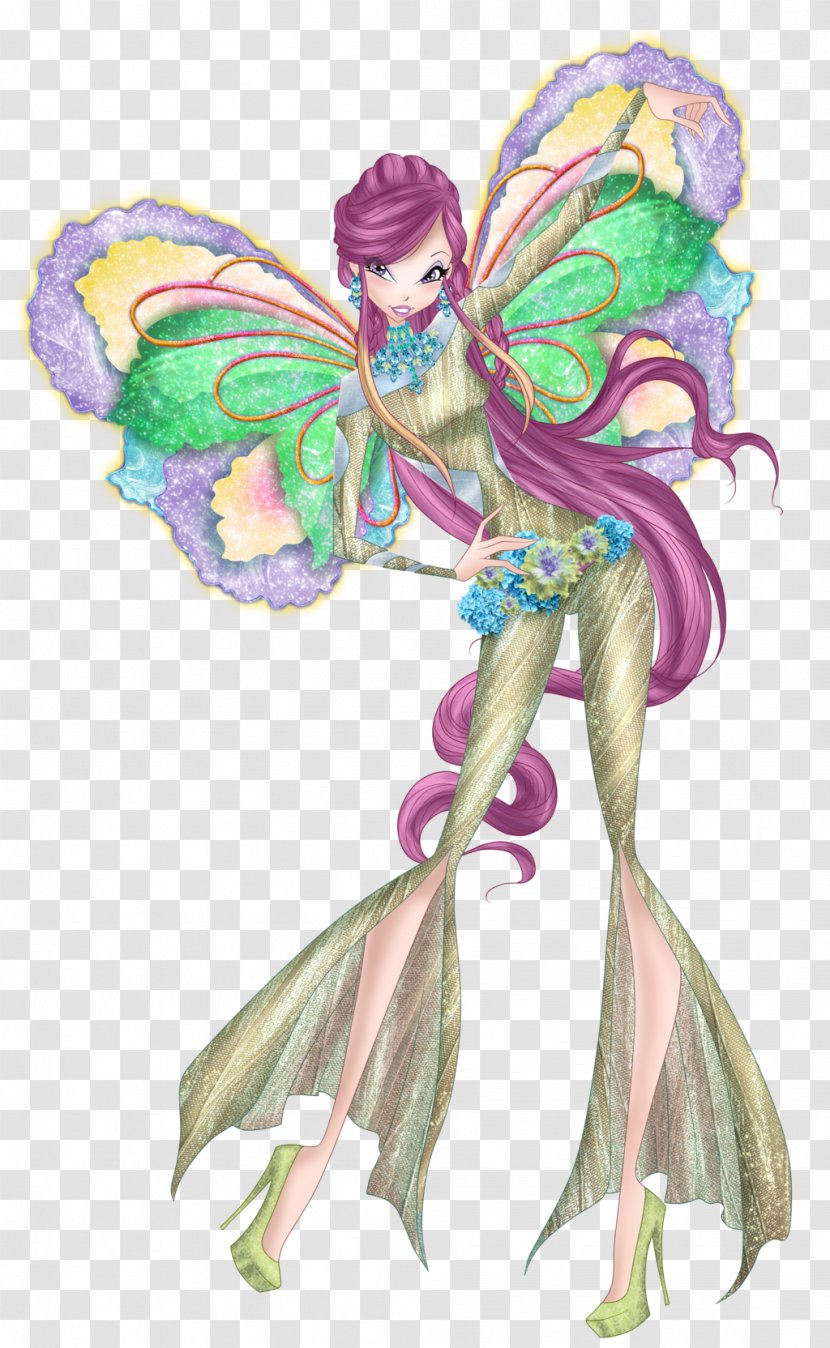 Roxy Flora Fairy Mythix Sirenix - Winx Club Transparent PNG