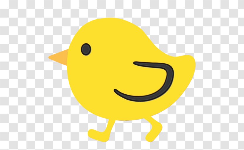 Chicken Emoji - Blob - Rubber Ducky Smile Transparent PNG