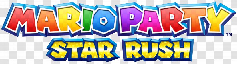 Mario Party Star Rush Party: Island Tour New Super Bros Toad 8 - Game Logo Transparent PNG