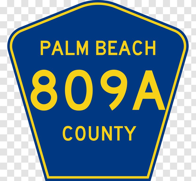 Palm Beach County US Highway U.S. Route 66 Hudson County, New Jersey Routes In California - Banner - Road Transparent PNG
