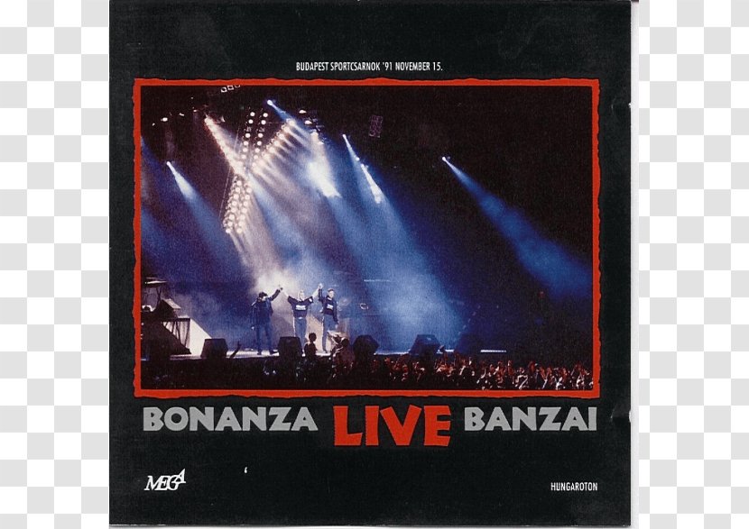 Bonanza Banzai Live Compact Disc Elmondatott Budapest Sportcsarnok Transparent PNG