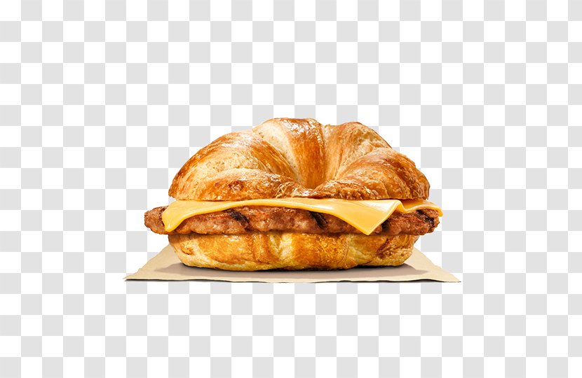 Croissant Swiss Cuisine Hamburger Pancake Breakfast - Sausage Slice Transparent PNG
