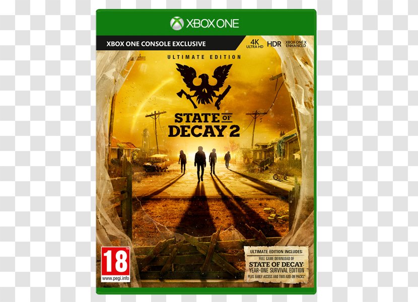 State Of Decay 2 Xbox One Video Game Undead Labs - Survival - Logo Transparent PNG
