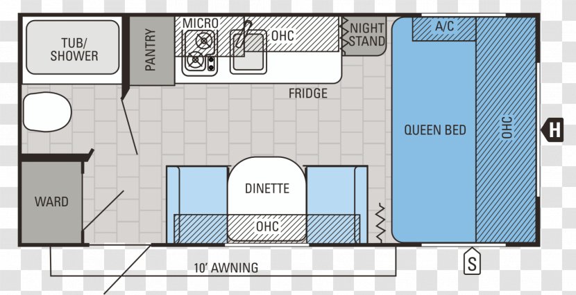 Floor Plan Campervans Caravan Jayco, Inc. Architecture - Jayco Inc - Indoor Transparent PNG