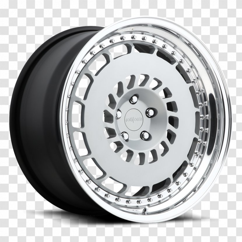Rotiform, LLC. Custom Wheel Rim Forging - Silver Shine Transparent PNG