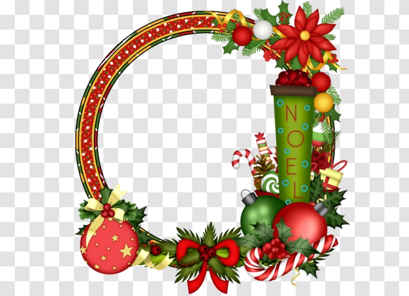 Centerblog Image Christmas Day Ornament - Wreath - Abcde Frame Transparent PNG