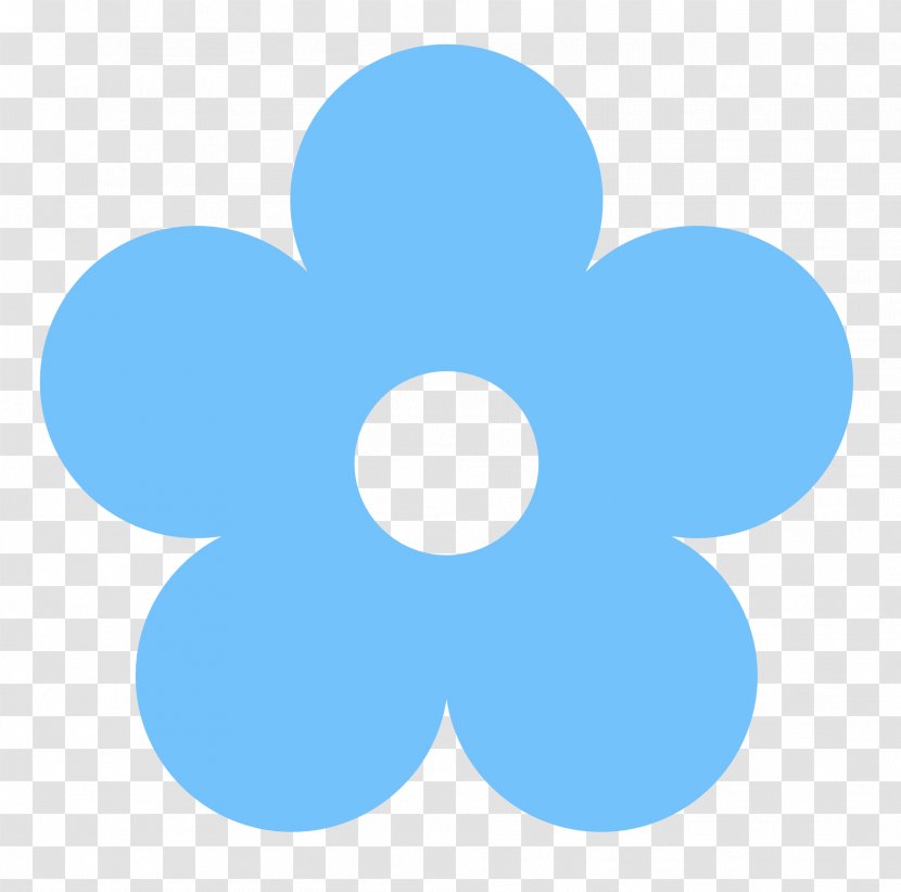 Blue Flower Clip Art - Sky - Cliparts Transparent PNG