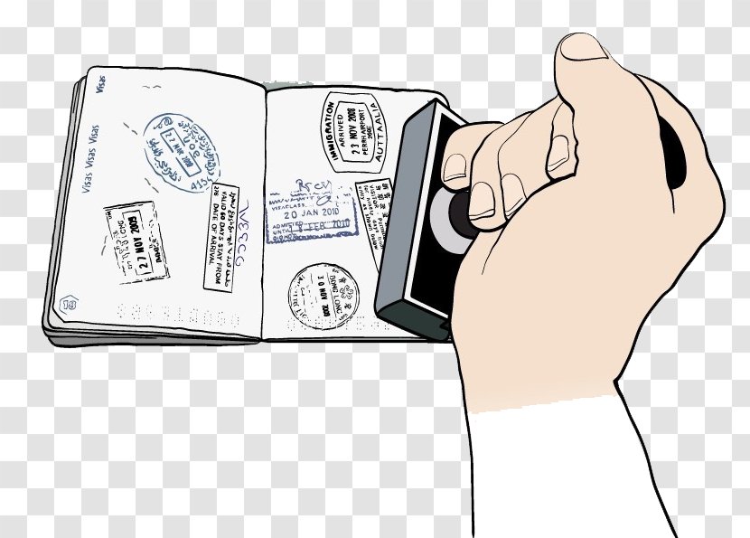 Passport Stamp Seal Rubber - Frame Transparent PNG