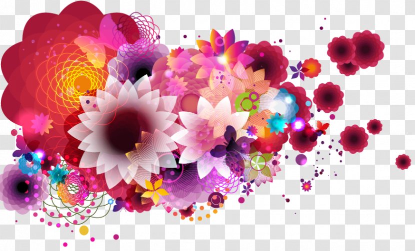 Flower Pattern - Designer - Banner Transparent PNG