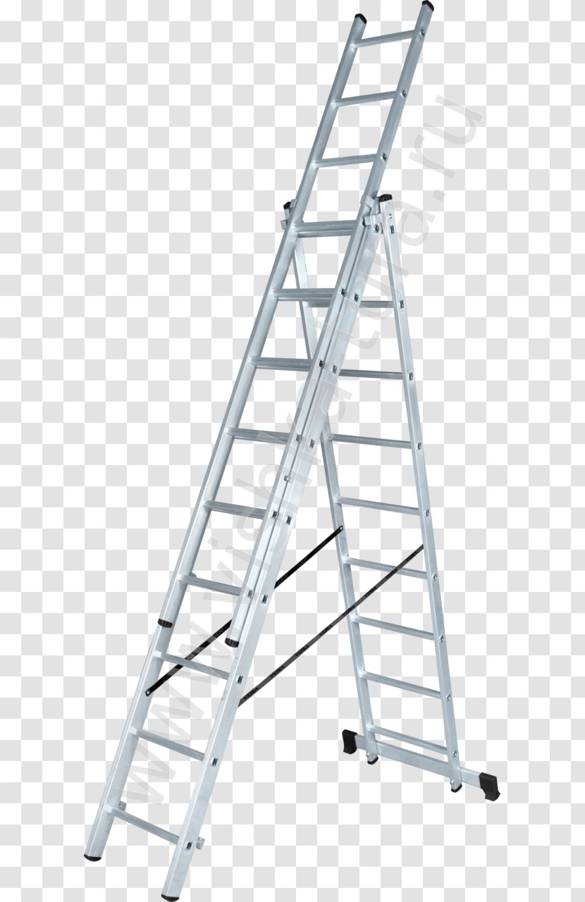 Hailo Combi Ladder 3 Section Capacity 150kg Rungs And Scaffolding Stairs Transparent PNG