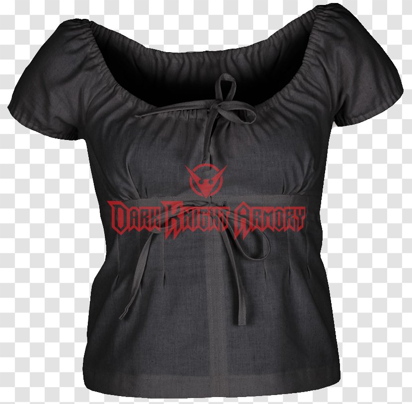 T-shirt Shoulder Sleeve Blouse - T Shirt Transparent PNG