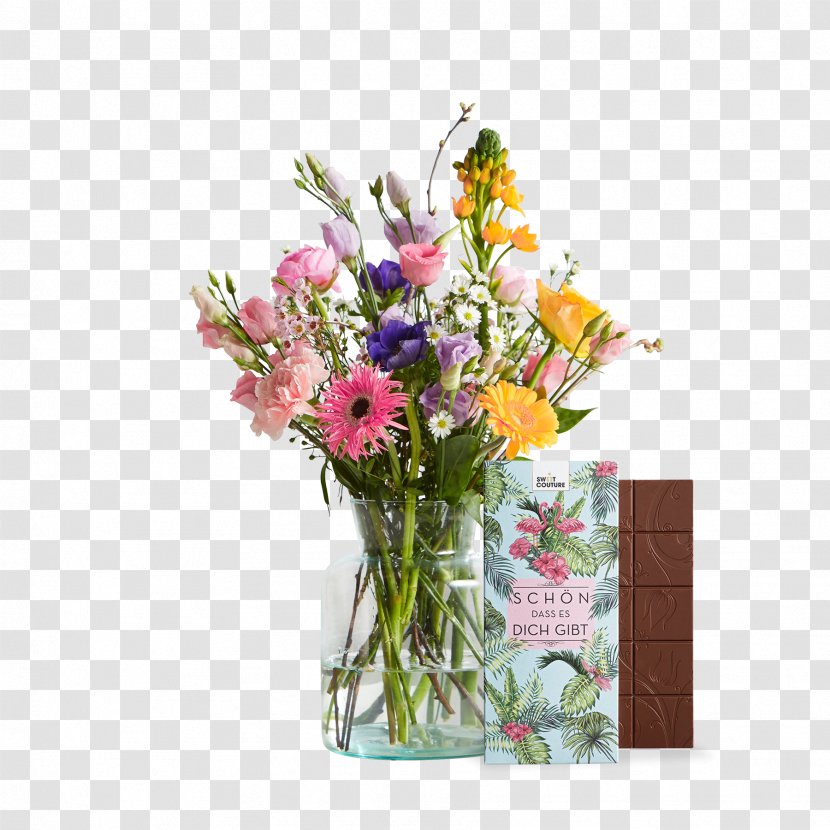 Floral Design Cut Flowers Vase Transparent PNG