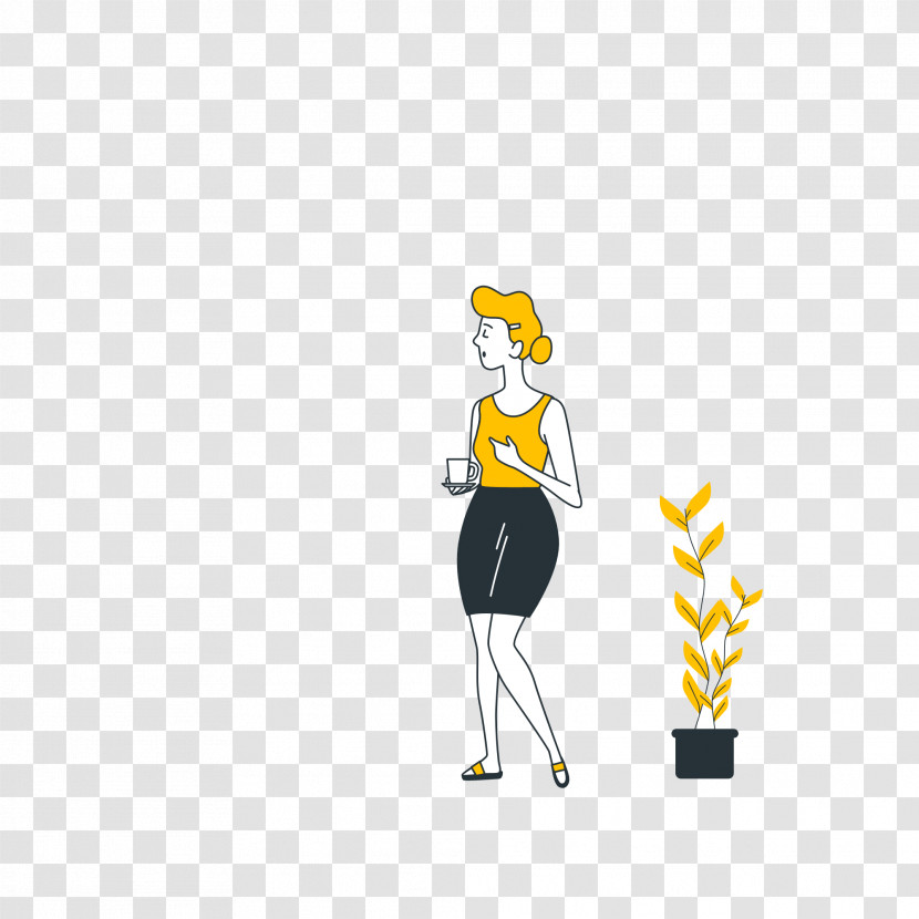 Logo Meter Cartoon Clothing Yellow Transparent PNG
