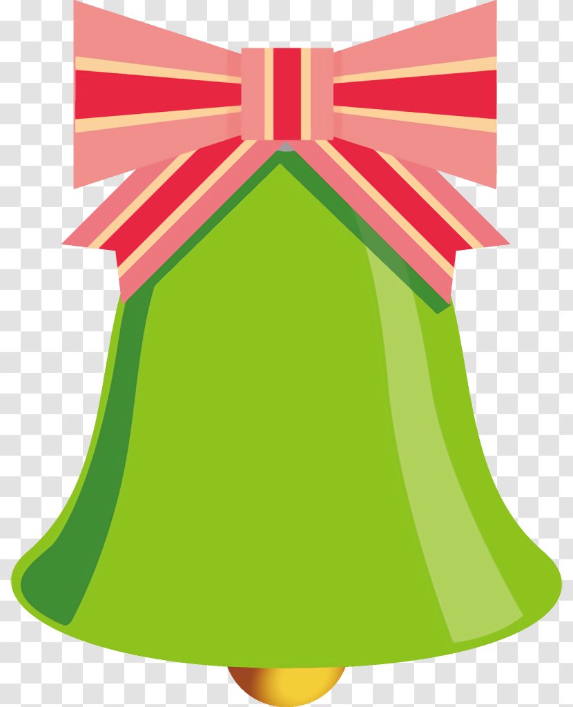 Jingle Bells Christmas - Green Transparent PNG