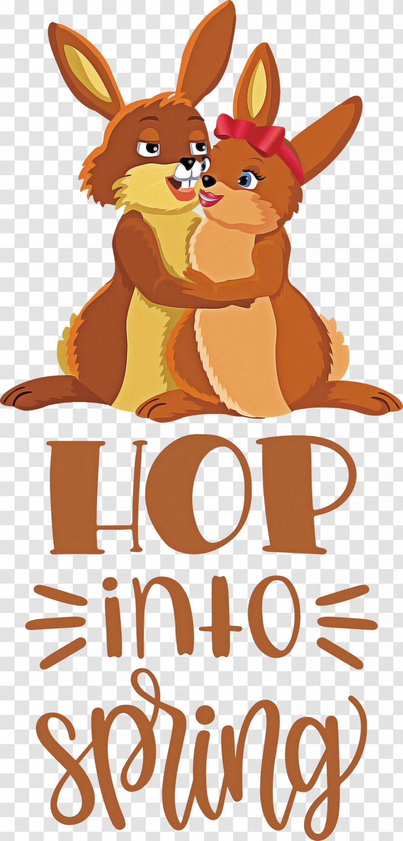 Hop Into Spring Happy Easter Easter Day Transparent PNG