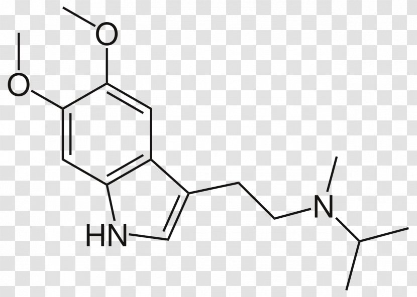 5-MeO-DMT 5-Methoxy-diisopropyltryptamine 5-MeO-MiPT N,N-Dimethyltryptamine - Diagram - Meo Transparent PNG