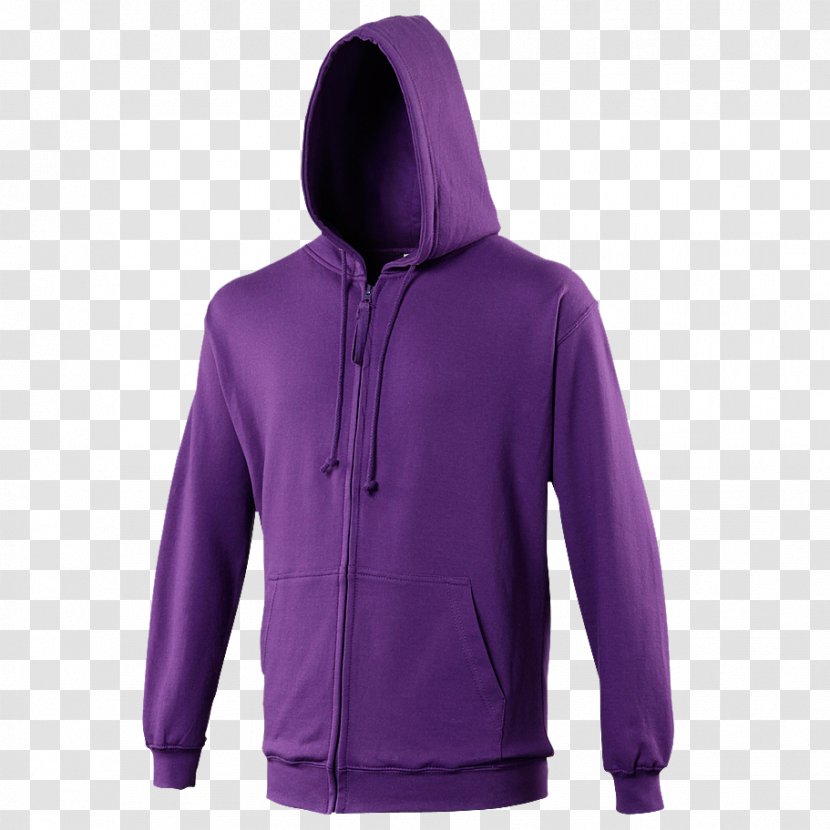 Hoodie T-shirt Bluza Jacket - Violet Transparent PNG