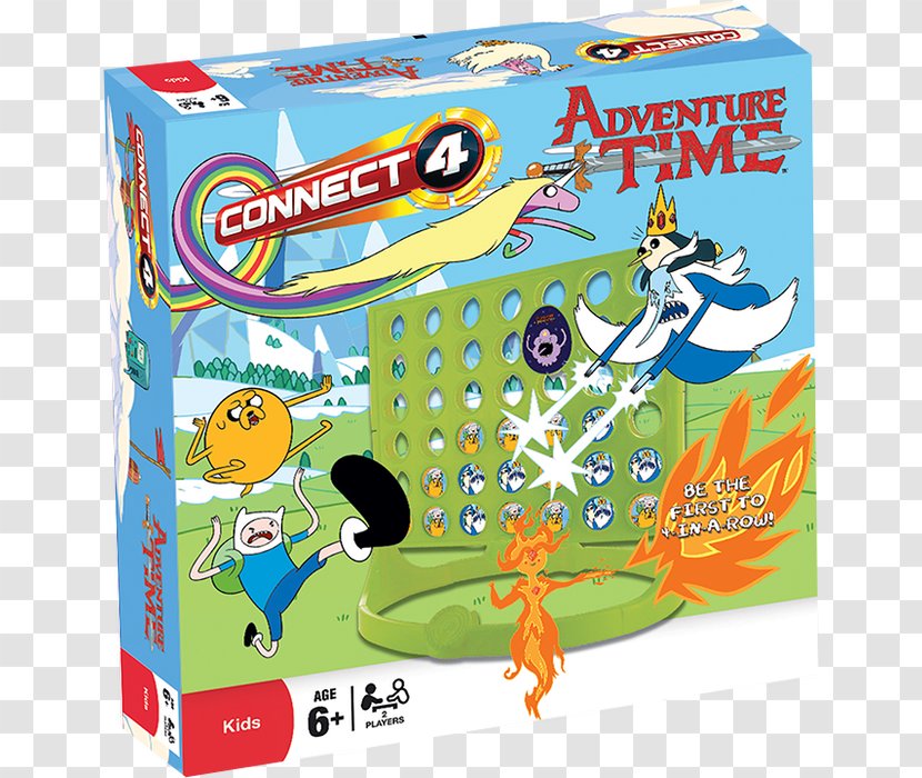 Connect Four Ice King Board Game Jake The Dog - Organism - Mighty Games Group Pty Ltd Transparent PNG