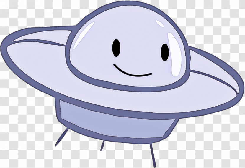 Cartoon Purple Headgear Hat Smile Transparent PNG