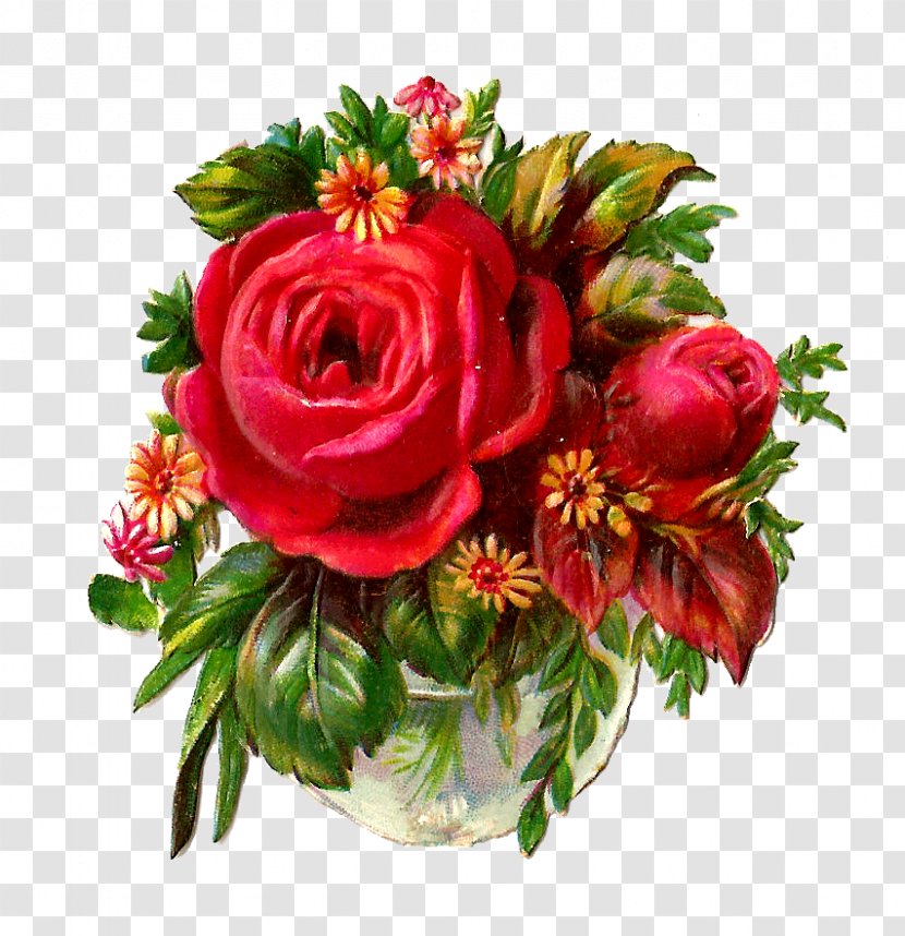 Flower Bouquet Clip Art - Bouquets Of Roses Transparent PNG