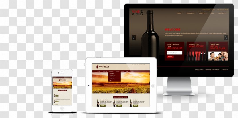 Web Development Wine Poster Smartphone - Film - Platform Brand Design Transparent PNG