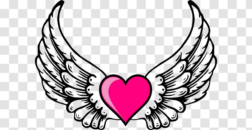 Drawing Angel Clip Art - Silhouette - Heart Halo Cliparts Transparent PNG
