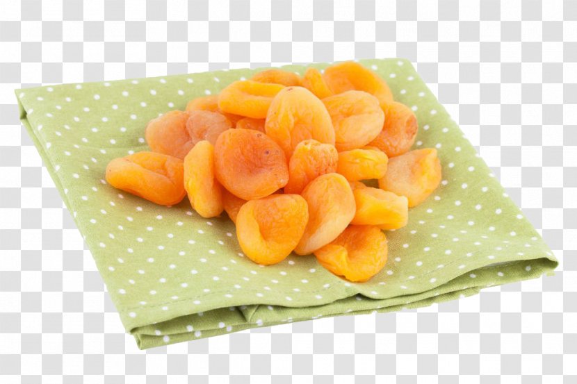 Vegetarian Cuisine Dried Apricot Fruit - Flower - Green Cloth On The Dry Transparent PNG