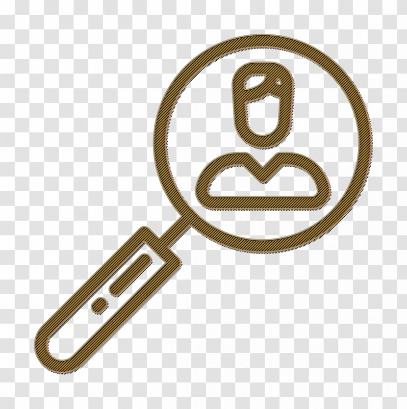 Business Management Icon Search Icon Transparent PNG