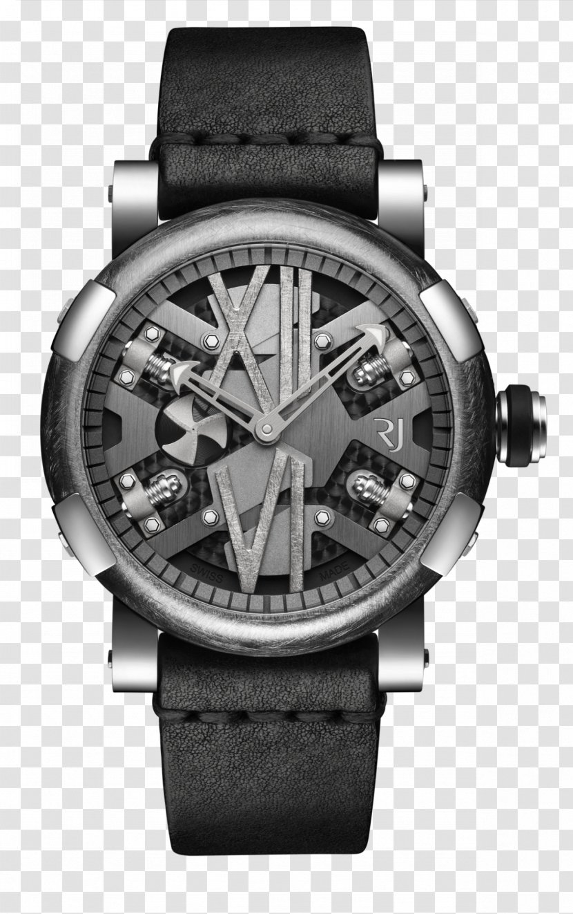 RJ-Romain Jerome Watch Steampunk Luneta Gunmetal - Power Reserve Indicator Transparent PNG