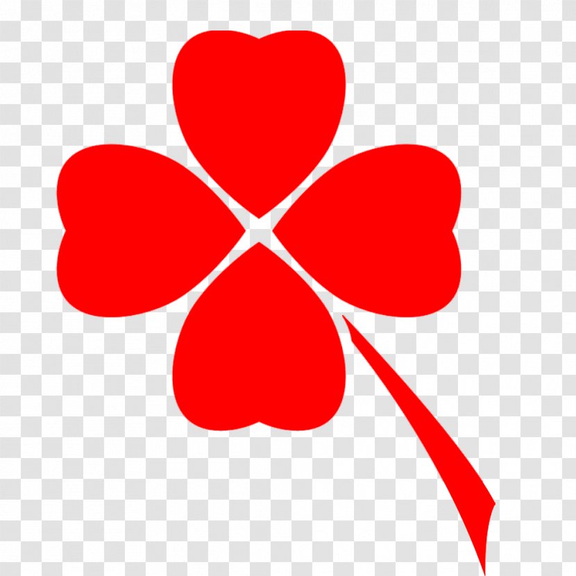 Four-leaf Clover Vector Graphics Illustration Luck - Petal - Symbol Transparent PNG