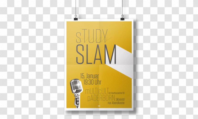 Poster Text Paper - Mockup - Design Transparent PNG