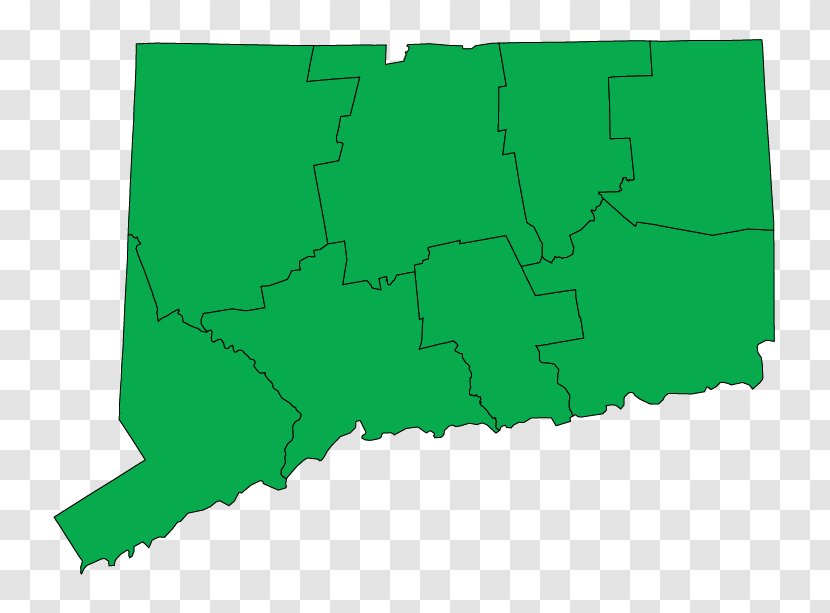 Connecticut Map - United States Transparent PNG