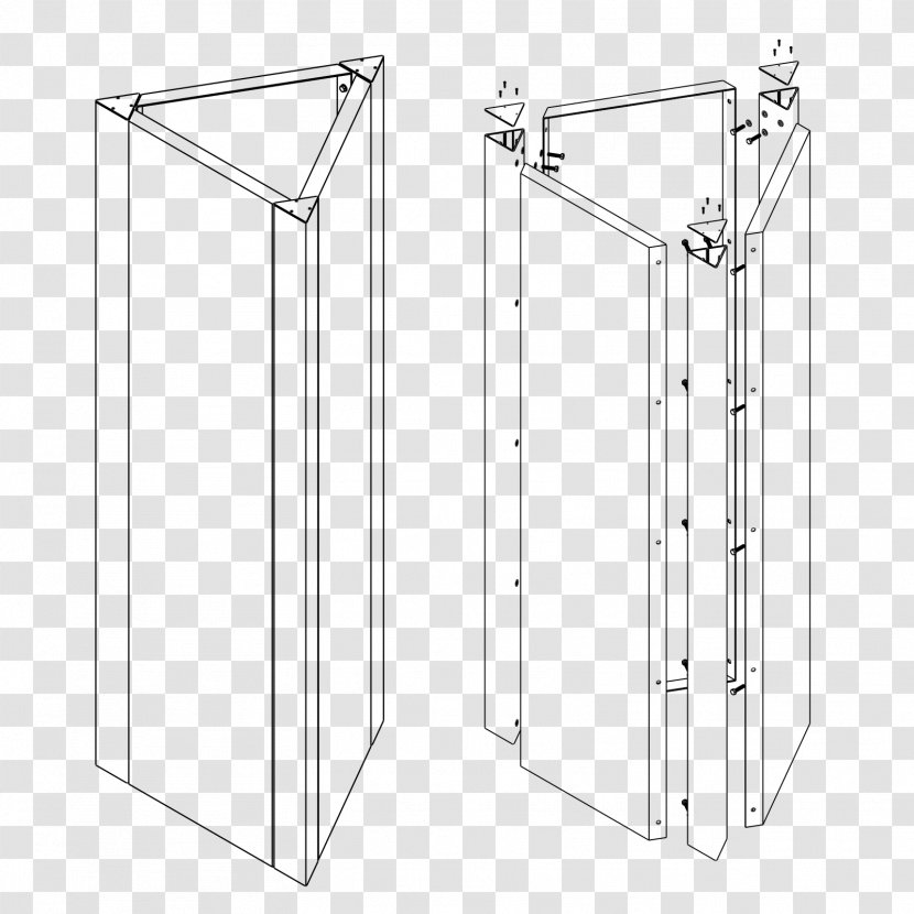 Door Handle Line Angle - Table Transparent PNG