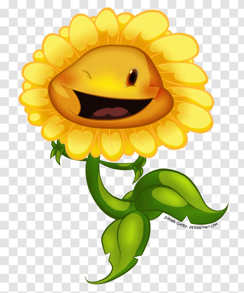 Plants Vs. Zombies: Garden Warfare 2 Common Sunflower Zombies 2: It's About Time - Silhouette - Leaf Transparent PNG