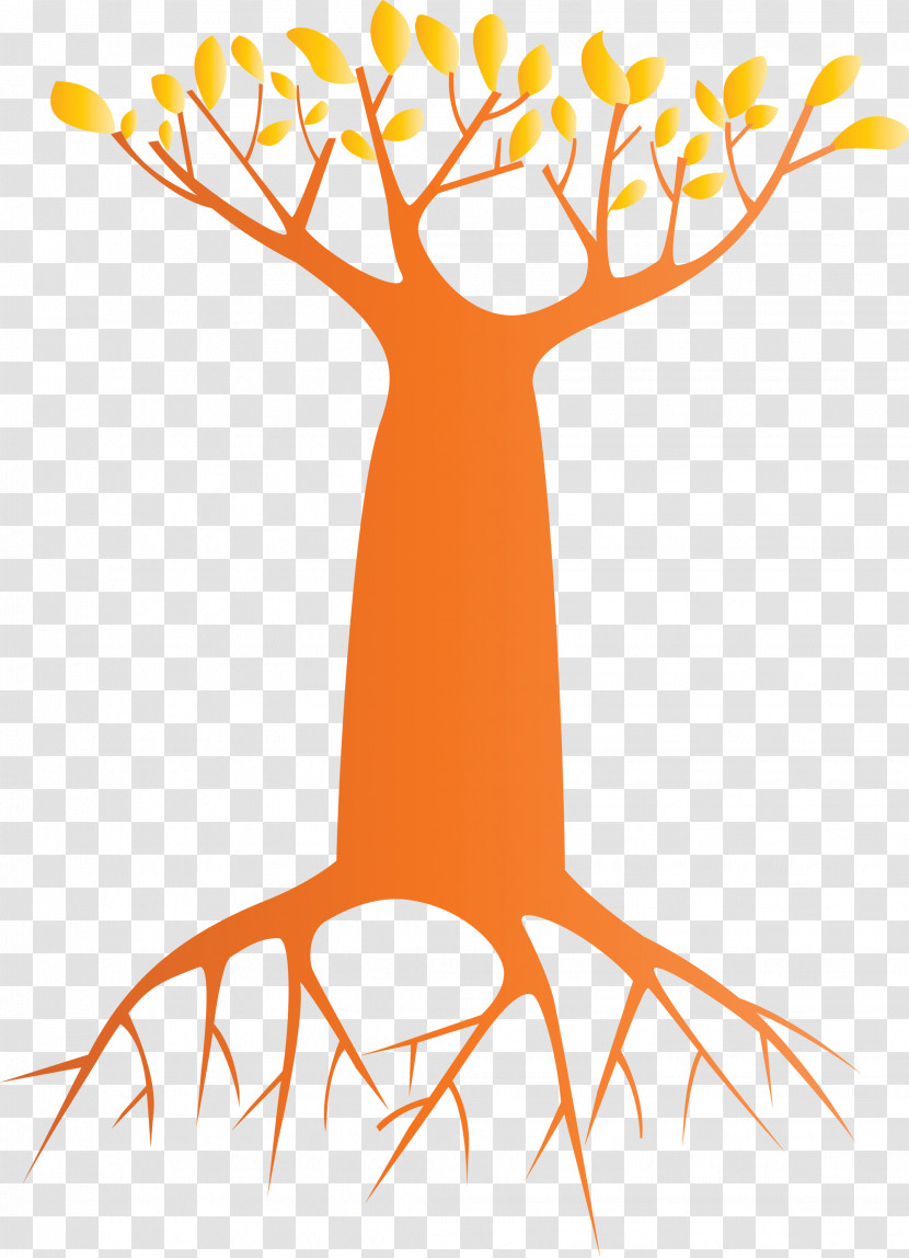 Root Branch Tree Line Art Drawing Transparent PNG